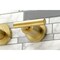 Kingston Brass KS8047CML Wall Mount Tub Faucet, Brushed Brass KS8047CML - alternate 2